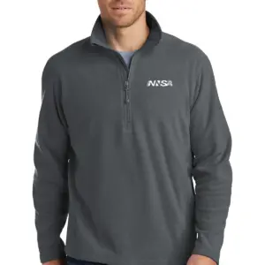 NNSA - Eddie Bauer Men's 1/2-Zip Microfleece Jacket