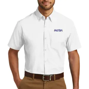 NNSA - Port Authority Short Sleeve Carefree Poplin Shirt