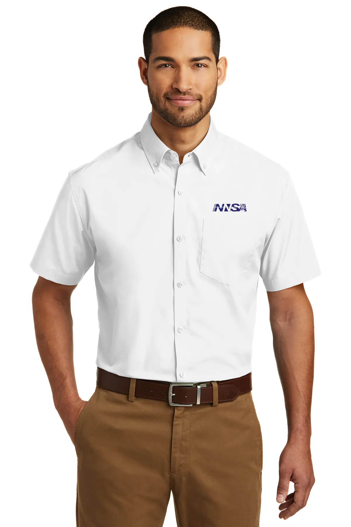 NNSA - Port Authority Short Sleeve Carefree Poplin Shirt