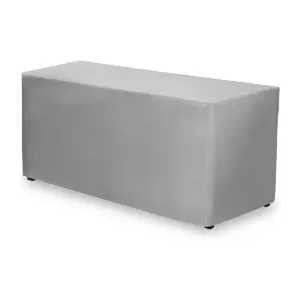 NNSA - 8' Fitted Dye Sub Tablecloth White