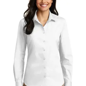 NNSA - Port Authority Ladies Long Sleeve Care Free Poplin Shirt