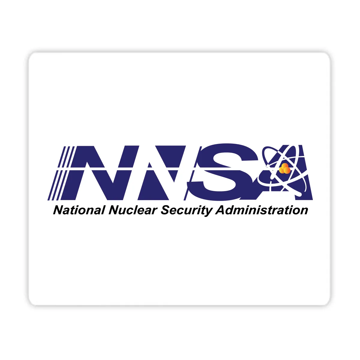 NNSA - Large Rectangle Full Color Mouse Pads (9.25""x7.75""x0.625)