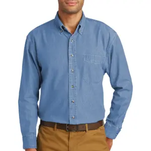 NNSA - Port & Company Long Sleeve Value Denim Shirt