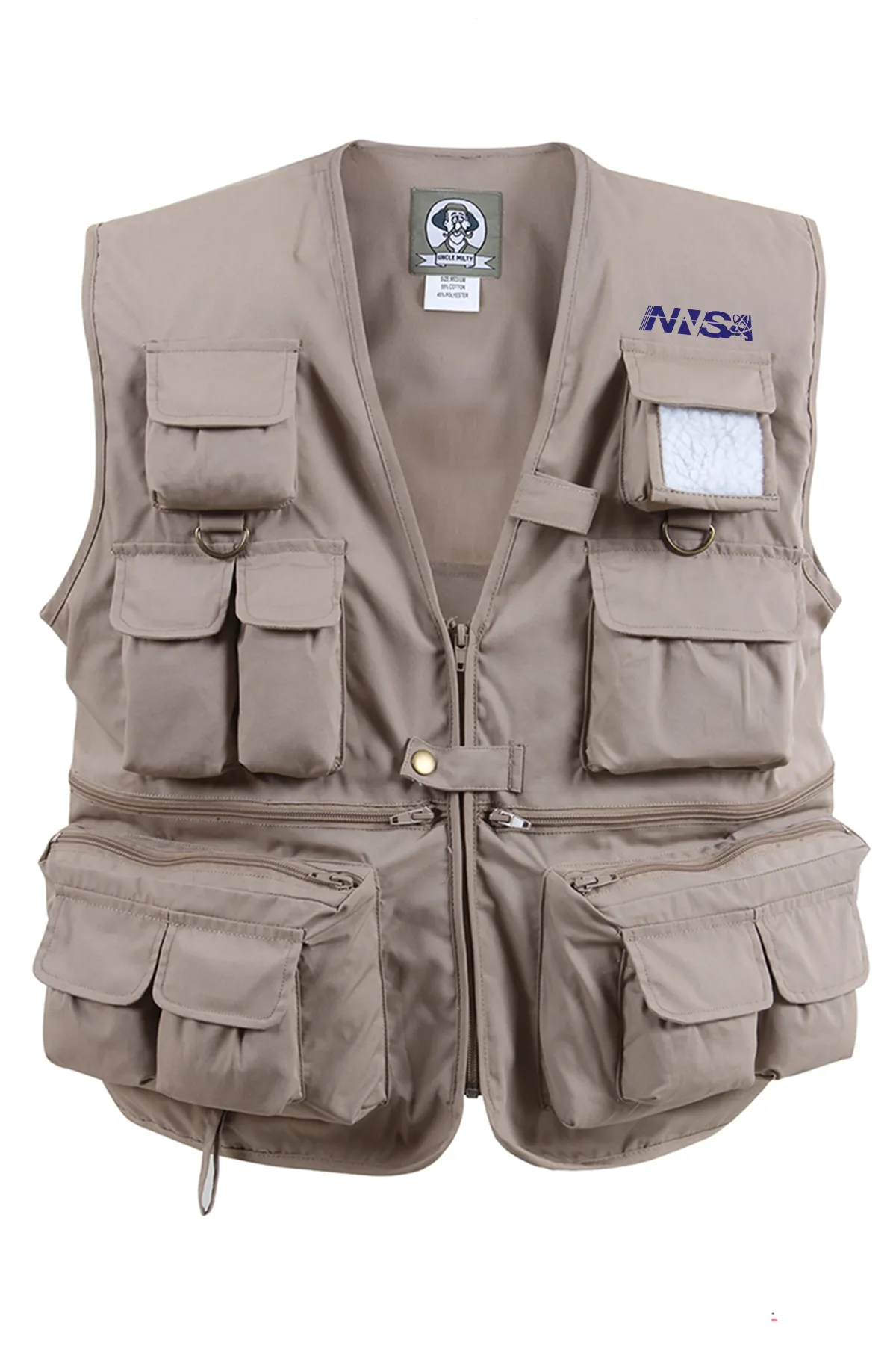 NNSA - Uncle Milty's Khaki Travel Vest Min 12 pcs