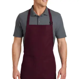 NNSA - Embroidered Port Authority Full Length Apron w/Pouch Pocket