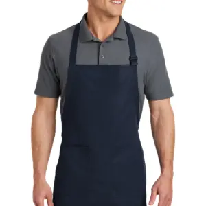 NNSA - Embroidered Port Authority Full Length Apron w/Pouch Pocket