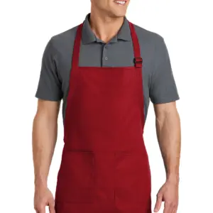 NNSA - Embroidered Port Authority Full Length Apron w/Pouch Pocket