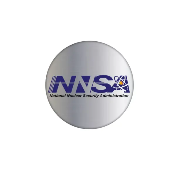 NNSA - 12"" Round Podium Plaque