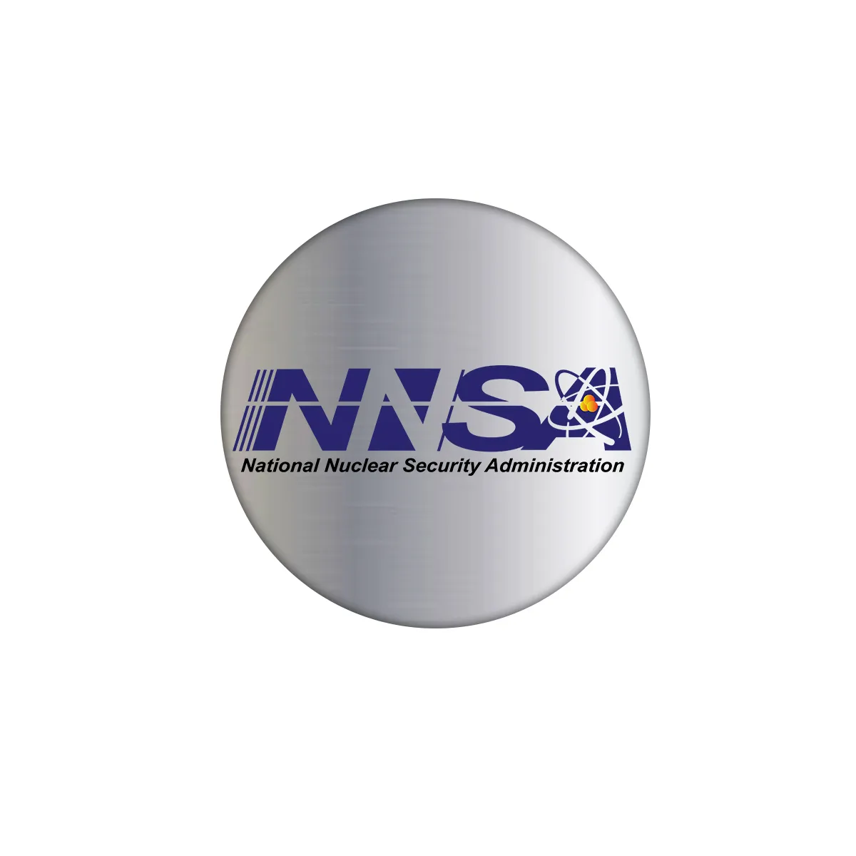 NNSA - 12"" Round Podium Plaque