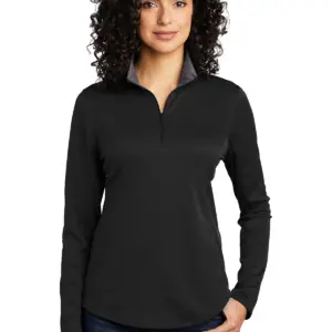 NNSA - Port Authority Ladies Silk Touch Performance 1/4-Zip Shirt