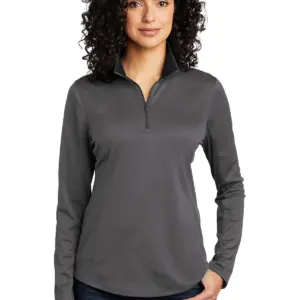 NNSA - Port Authority Ladies Silk Touch Performance 1/4-Zip Shirt