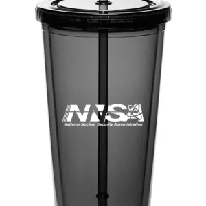 NNSA - 20 Oz. Double Wall Acrylic Bottles w/Straws