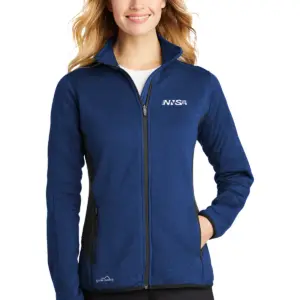 NNSA - Eddie Bauer Ladies Full-Zip Heather Stretch Fleece Jacket