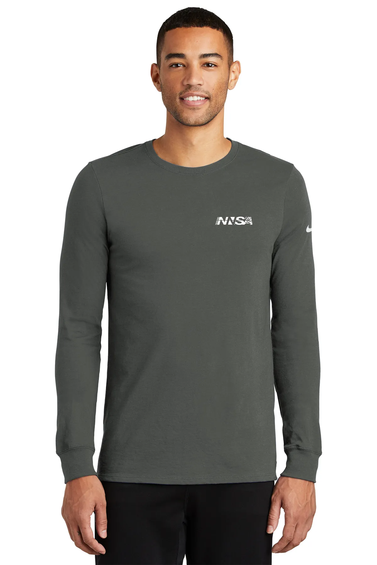 NNSA - Nike Men's Dri-FIT Cotton/Poly Long Sleeve Tee