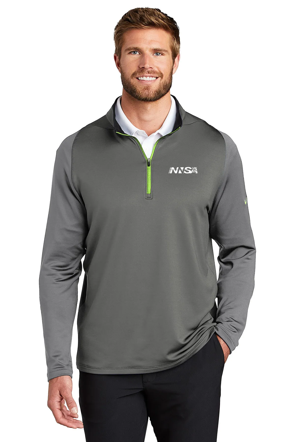 NNSA - Nike Golf Men's Dri-FIT Stretch 1/2-Zip Cover-Up Shirt