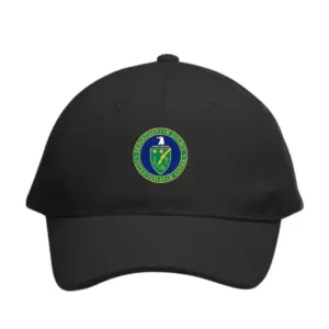 DOE - Embroidered 6 Panel Buckle Baseball Caps (Min 12 pcs)