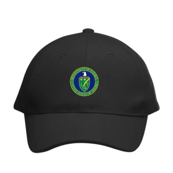 DOE - Embroidered 6 Panel Buckle Baseball Caps (Min 12 pcs)
