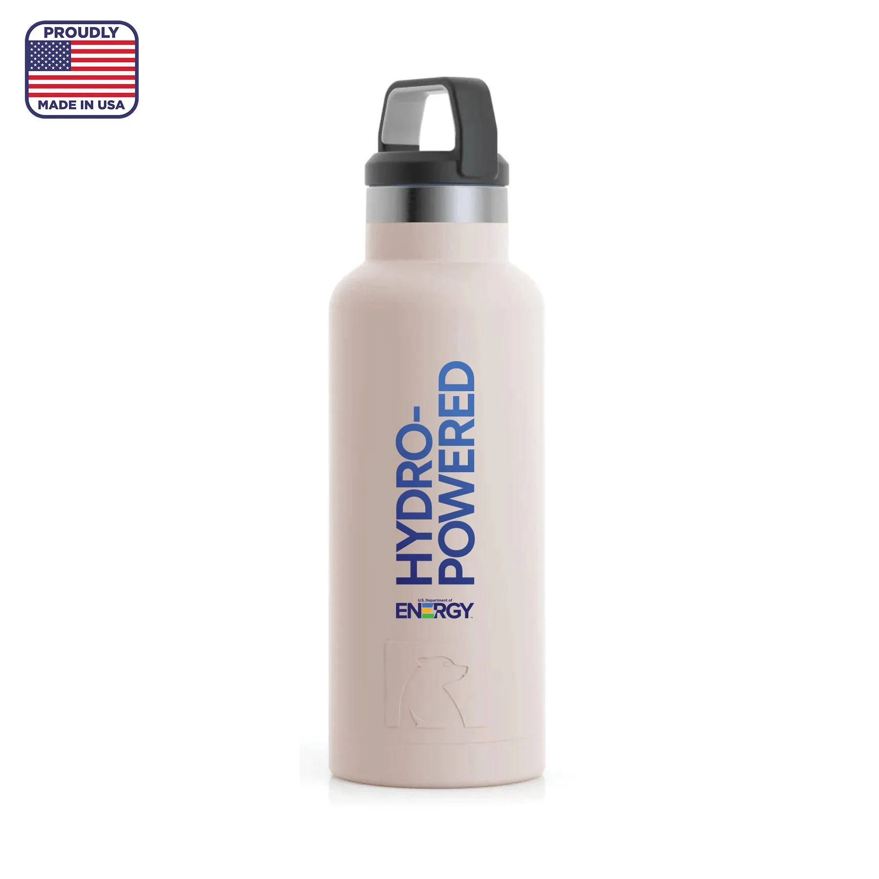 doen 16 oz rtic® stainless steel vacuum insulated water bottle full color