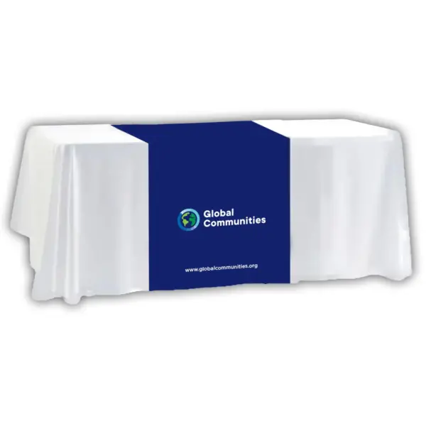 Global Communities 30"" X 60"" Full Color Table Runner