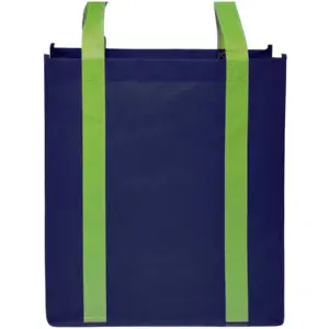 Global Communities Non-Woven Grocery Tote Bags (12.375""x14"")