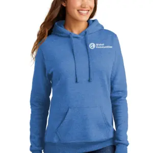 Global Communities Port & Company® Ladies Core Fleece Pullover Hooded Sweatshirt