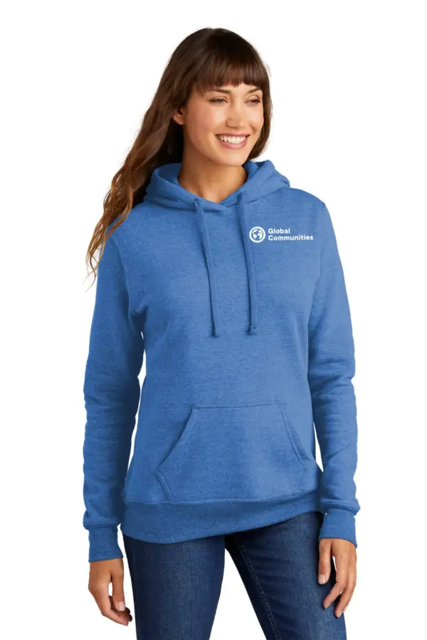 Global Communities Port & Company® Ladies Core Fleece Pullover Hooded Sweatshirt