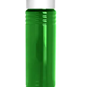 Global Communities 24 Oz. Slim Fit Water Bottles With Flip Straw Lid