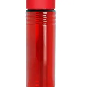 Global Communities 24 Oz. Slim Fit Water Bottles With Flip Straw Lid