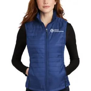 Global Communities Port Authority® Ladies Packable Puffy Vest
