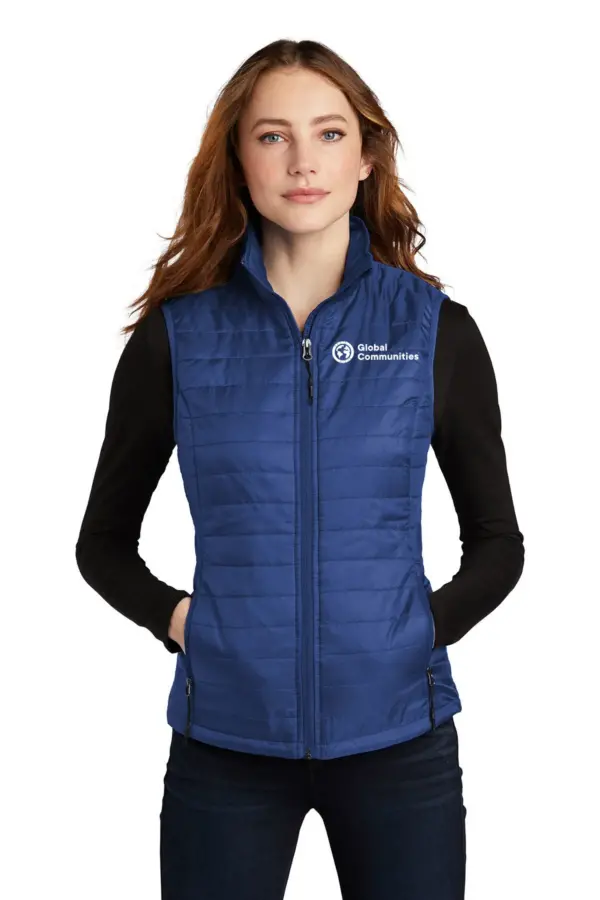 Global Communities Port Authority® Ladies Packable Puffy Vest