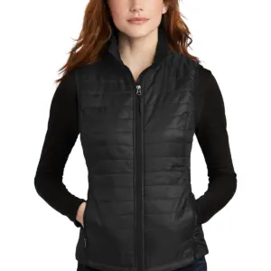 Global Communities Port Authority® Ladies Packable Puffy Vest