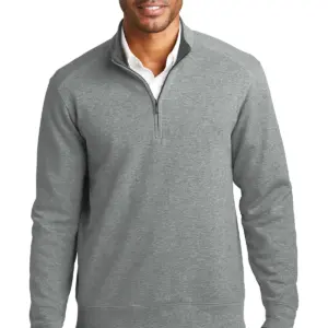 Global Communities Port Authority® Men's Interlock 1/4-Zip Sweater