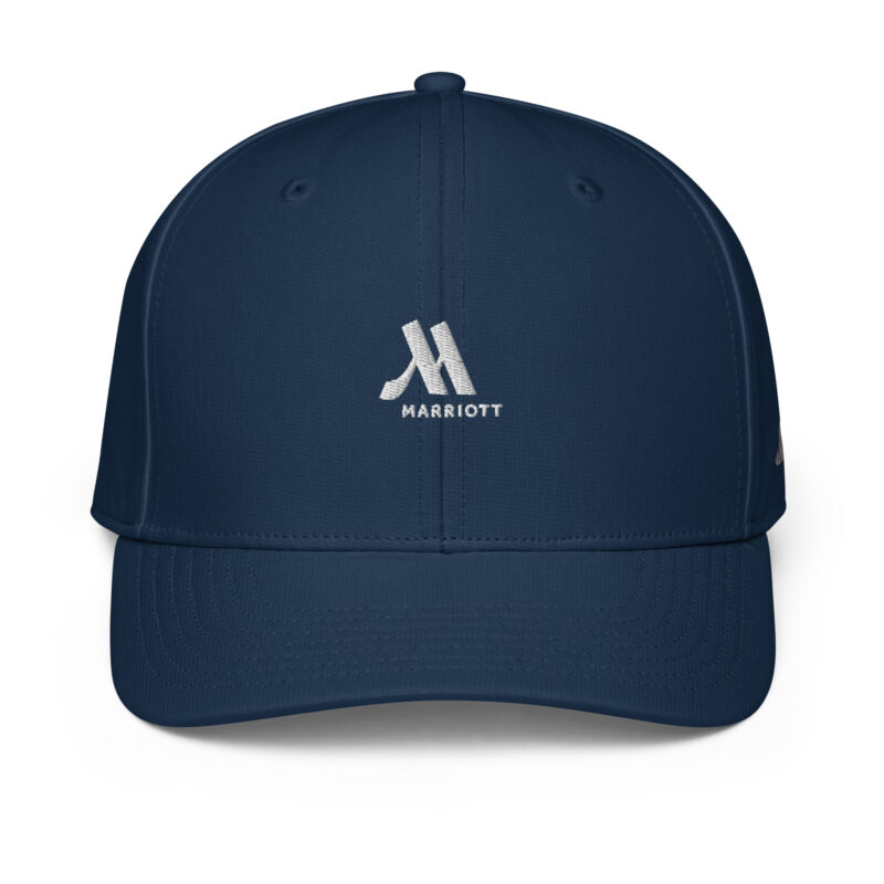 marriott adidas performance cap white color logo
