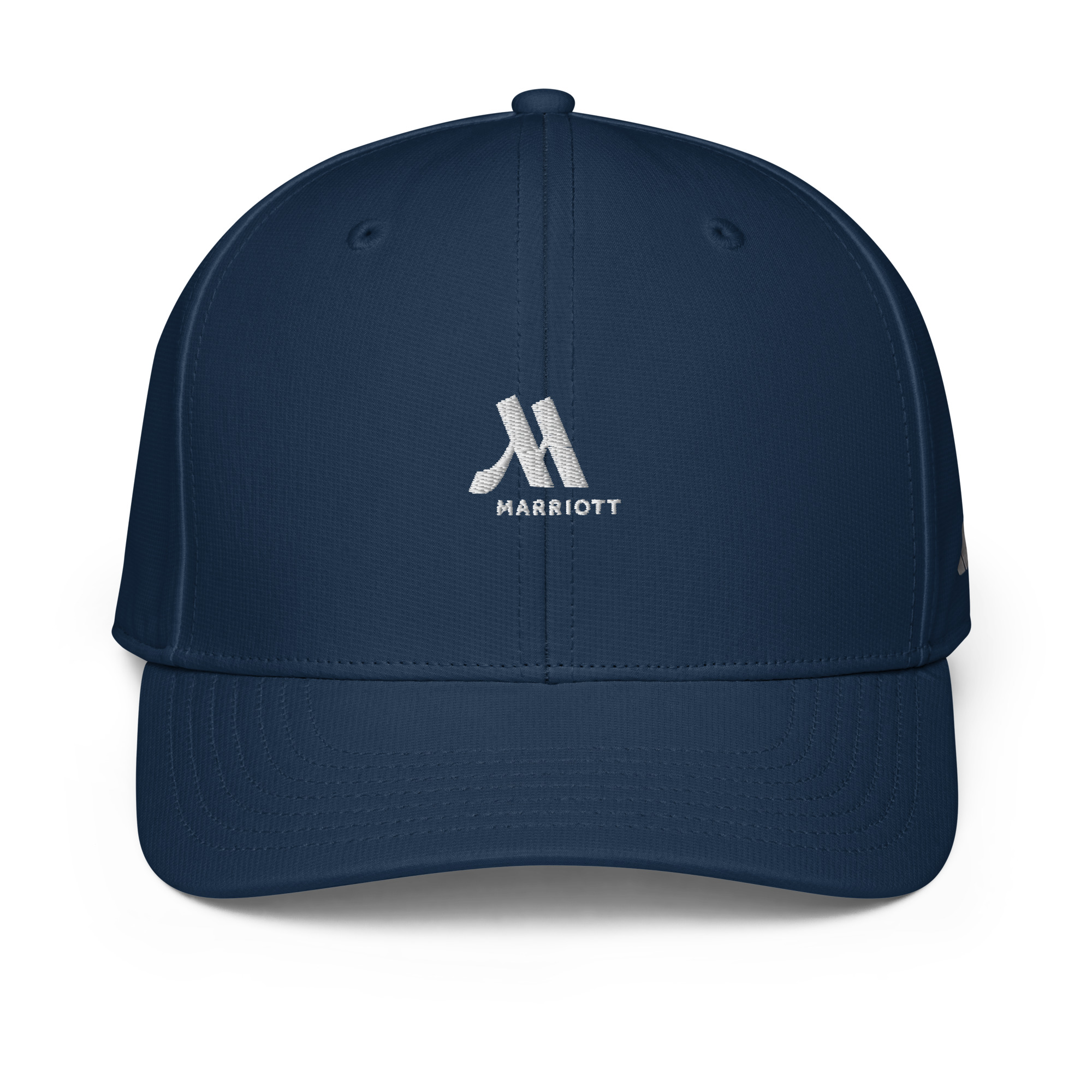marriott adidas performance cap white color logo