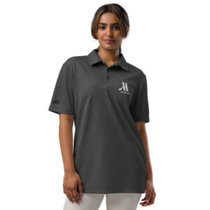 marriott adidas space dyed polo shirt white color logo