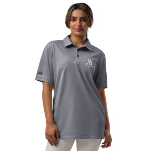 marriott adidas space dyed polo shirt white color logo