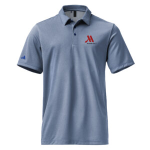 marriott adidas space dyed polo shirt full color logo