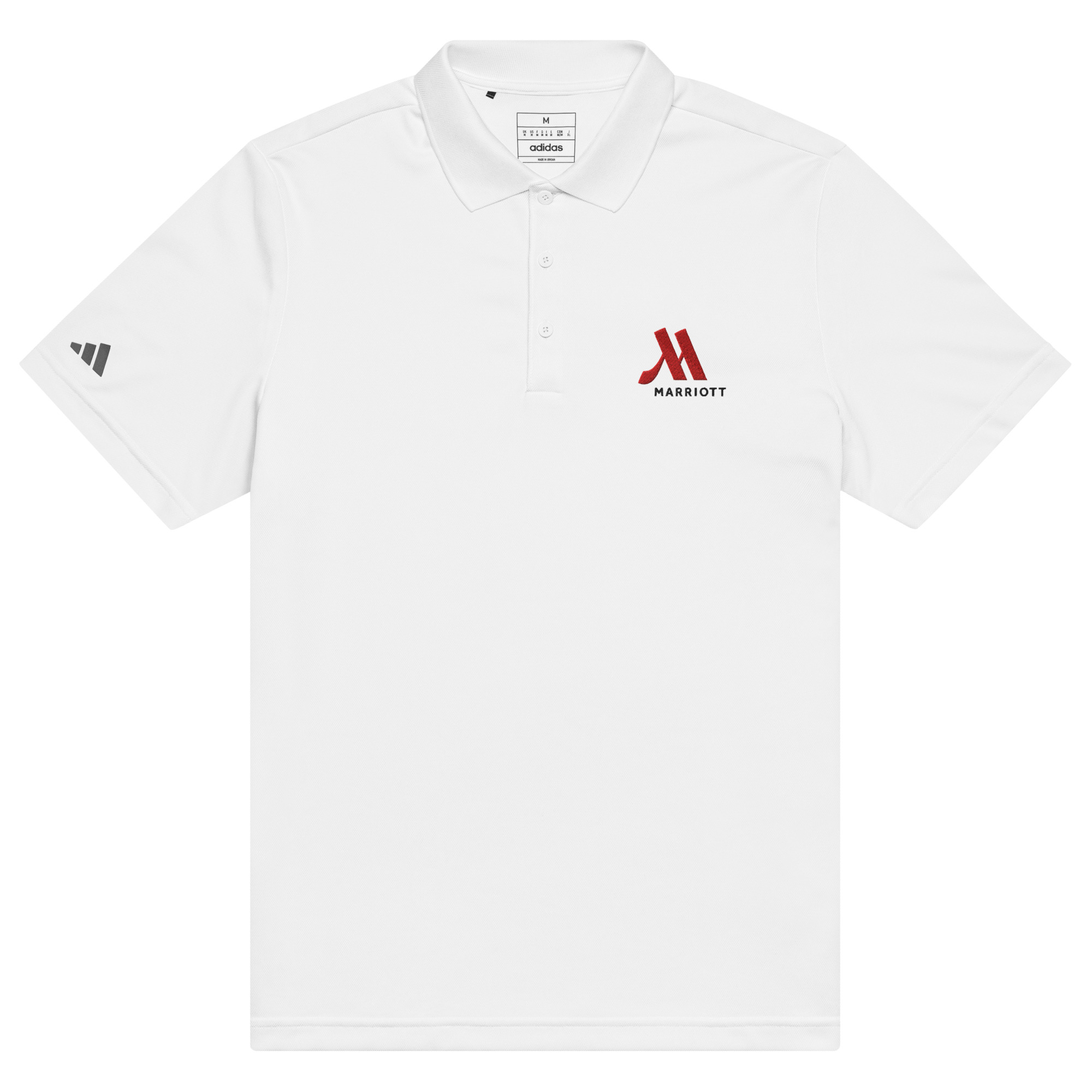 marriott adidas sport polo shirt full color logo