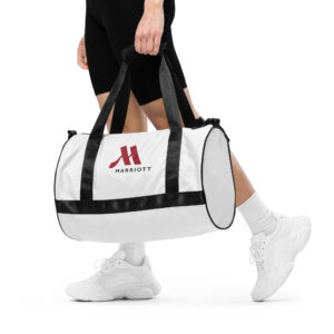 marriott all over print gym bag full color logo