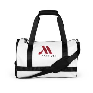 marriott all over print gym bag full color logo