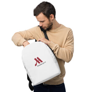 marriott minimalist backpack full color logo
