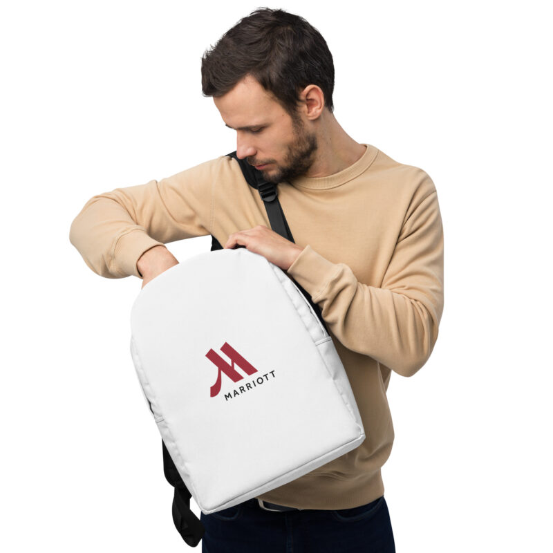 marriott minimalist backpack full color logo