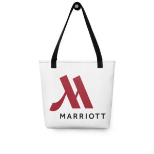 marriott all over print tote bag full color logo