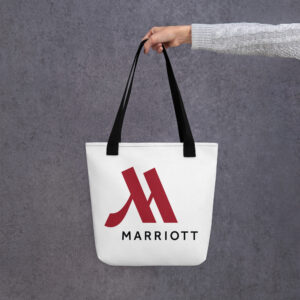 marriott all over print tote bag full color logo