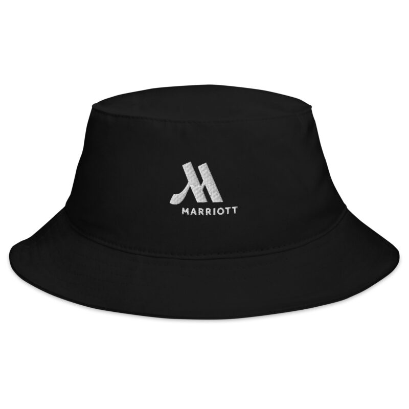 marriott bucket hat i big accessories white color logo