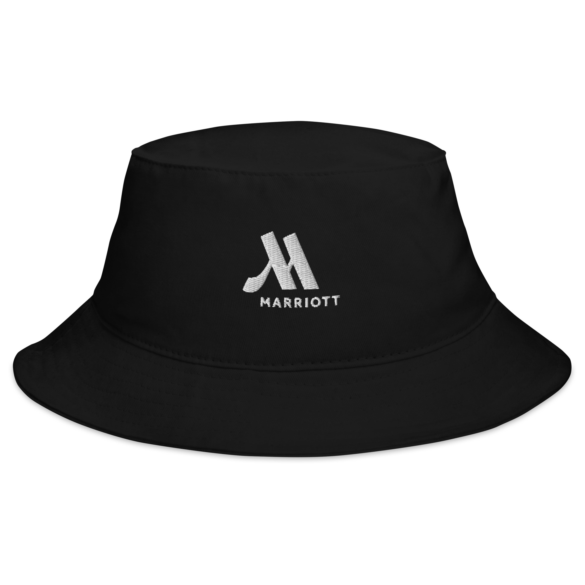 marriott bucket hat i big accessories white color logo