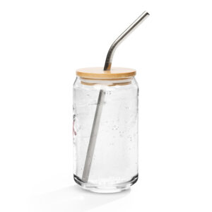 marriott can shaped glass (16 oz) full color logo