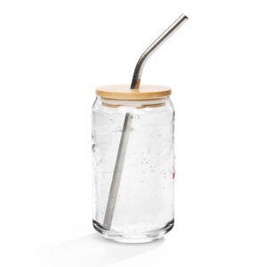 marriott can shaped glass (16 oz) full color logo