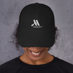 marriott classic dad hat | yupoong white color logo