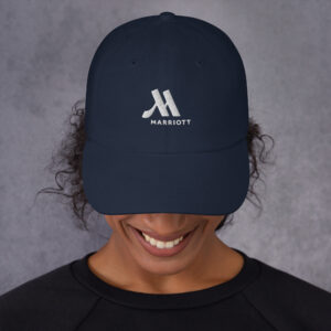 marriott classic dad hat | yupoong white color logo
